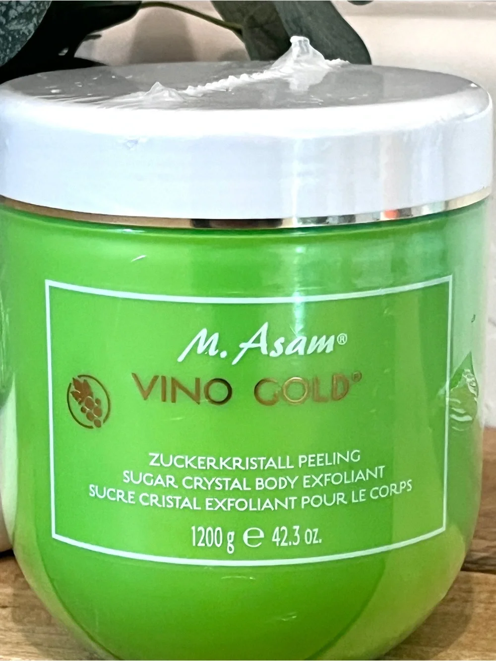 M. Asam Vino Gold XXL Sugar Crystal Body Exfoliant Scrub 1200g 42.3 oz New